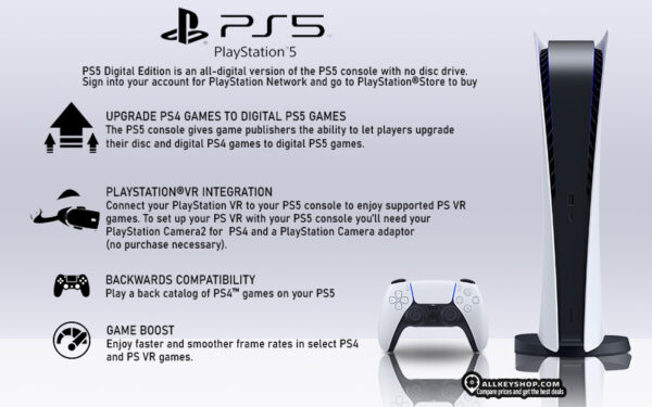 PS5 digital edition + 1 Controller Second hand PSXbox.ro . Cumpara acum console verificate si cu garantie. Cel mai bun pret. 2500
